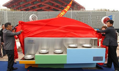 摩尔登承建的世博直饮水台助力上海世博会